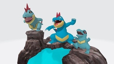 Pokémon evo Monster Anime Karikatur Modell 3d Spiele Spielzeuge 3d print model - Mito3D