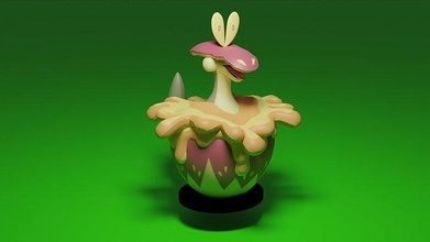 Pokémon fapple anime Nintendo popular vídeo jogos personagem brinquedo brinquedos 3d print model - Mito3D