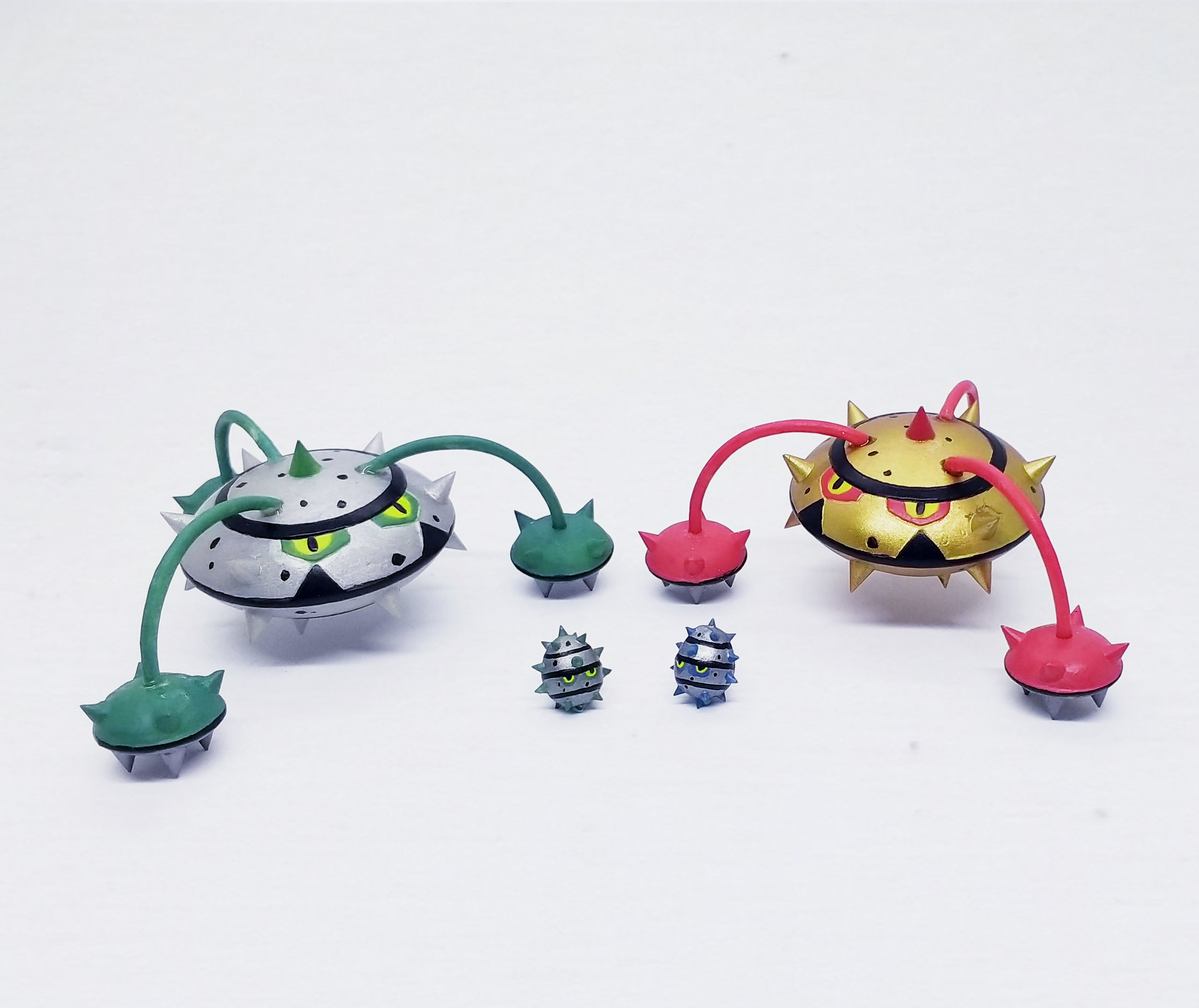 pokemon ferroseed ferrothorn juguete figura arte juego pokemongo nintendo pokemonzukan juegos juguetes escultura 3D print model - Mito3D