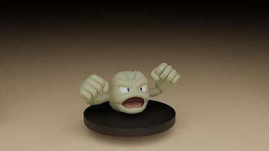 pokemon geodou anime nintendo video game character go toy games toys 3d print model - Mito3D