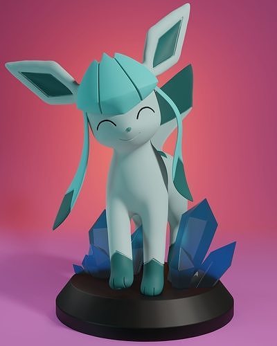 pokemon glaceon Pikachu eevee vaporeon jolteon Flareon umbreon Sylveon Leafeon espeon juguete anime popular eeveelution niños Arte coleccionable manga esculturas 3D print model - Mito3D