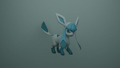 pokemon glaceon videojuegos game character popular toy toys anime go games 3d print model - Mito3D