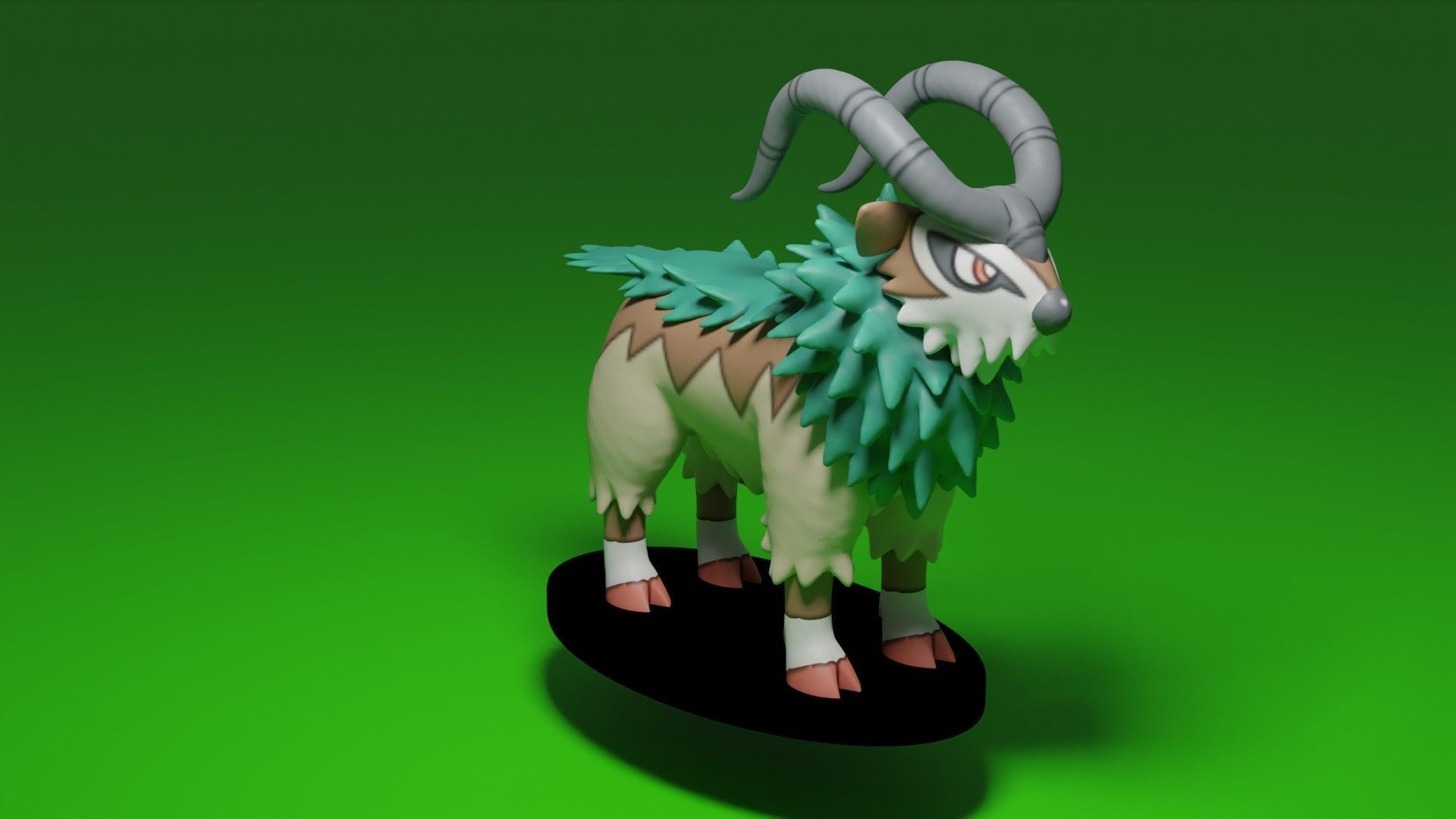 pokémon bouc jouets jeu go jeux 3D print model - Mito3D