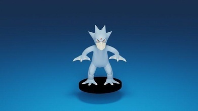 pokemon golduck videojuegos game character popular toy toys anime go games 3d print model - Mito3D