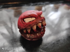 pokemon horror electrodo voltorb mal monstruo sangre juegos juguetes 3d print model - Mito3D