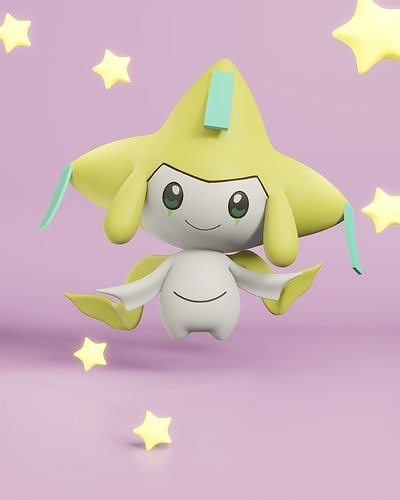 Pokémon Jirachi Pikachu Asche Pokeball Spielzeug Beliebt eevee Drucken 3d Hund Anime Manga Vereinen legendär Nintendo Video Spiel Spiele Spielzeuge 3D print model - Mito3D