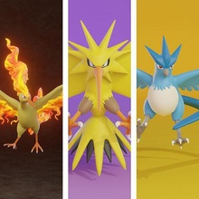 pokemon legendary birds pack pikachu ash pokeball toy popular eevee printing 3d dog anime manga collectible beautiful moltres zapdos articuno cactus games toys 3d print model - Mito3D
