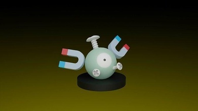pokemon magnemita juguete dibujos animados anime manga juegos juguetes 3d print model - Mito3D