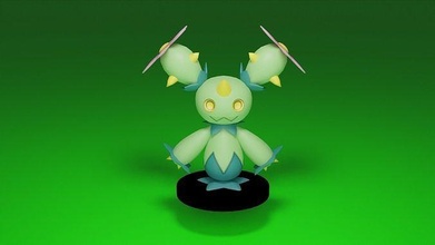 pokemon maractus oyuncak video oyunu oyun karakter go nintendo oyunlar oyuncaklar 3d print model - Mito3D