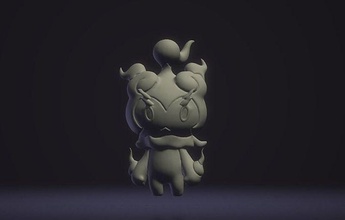 pokémon marshadow 3d modèle nintendo art figure vidéo jeu personnage pokemongo figurine sculpture jeux jouets 3d print model - Mito3D