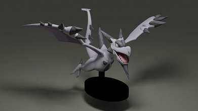 pokemon mega aerodaktil oyuncak video oyunu oyunlar oyuncaklar 3d print model - Mito3D