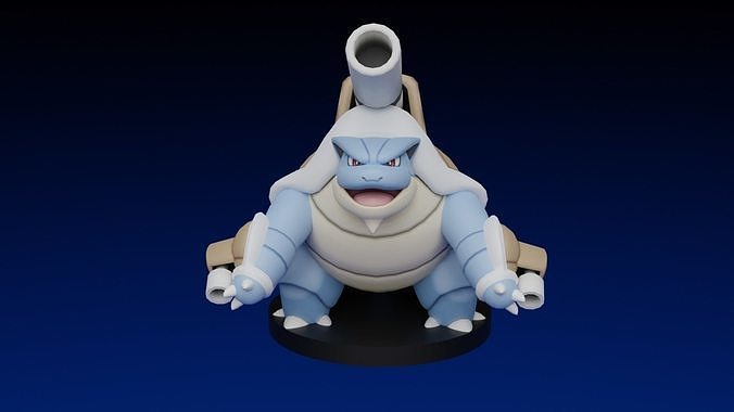 pokémon mega blastoise spielzeug go videospiel nintendo video spiel spiele spielzeuge 3D print model - Mito3D