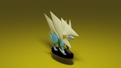 Pokemon mega manectric giocattolo video gioco nintendo Giochi giocattoli 3d print model - Mito3D