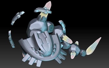 pokémon mega stahlix spielzeug zahl kunst spiel pokemongo nintendo pokemonzukan spiele spielzeuge skulptur evolution 3d print model - Mito3D