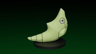 pokemon metapod anime nintendo game character video toy games toys 3d print model - Mito3D