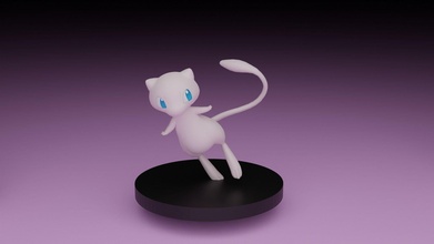 pokemon mew go toy videogame games toys 3d print model - Mito3D