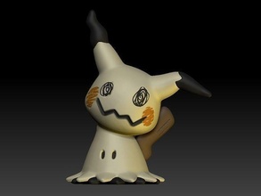 pokemon mimikyu giocattolo figura arte gioco pokemongo nintendo pokemonzukan giochi giocattoli scultura evoluzione 3d print model - Mito3D