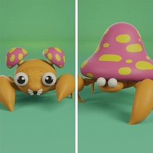 pokemon paraş evrim paketlemek Pikaçu kül pokeball oyuncak popüler Eevee baskı 3d köpek anime manga koleksiyon güzel efsanevi parasect nintendo video oyun oyunlar oyuncaklar 3d print model - Mito3D