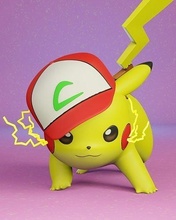 pokemon Pikachu ceniza versión pokebola juguete popular eevee impresión 3d perro anime manga coleccionable legendario pichu raichu nintendo figura arte fan juegos juguetes 3d print model - Mito3D