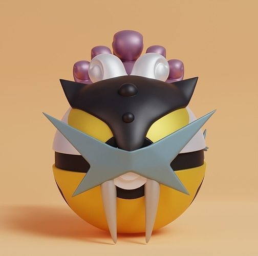 pokemon raikou pokebola Pikachu gyarados juguete Arte coleccionable impresión arte fan ventilador imprimible anime manga suicidio entei perros juegos juguetes 3D print model - Mito3D