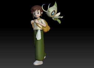 pokemon sam aka professor oak toy figure art game pokemongo nintendo pokemonzukan games toys sculpture evolution video 3d print model - Mito3D