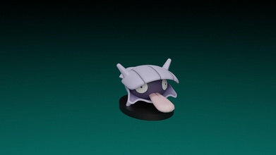 pokemon shellder go toy figure game videogame games toys 3d print model - Mito3D