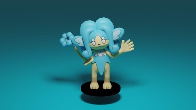 Pokémon simpour figure jouet Jeu Jeux jouets 3d print model - Mito3D