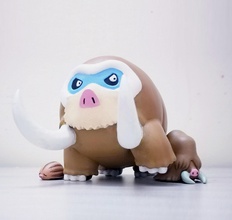 pokémon swinub piloswine mamoswine brinquedo figura arte jogos pokemongo nintendo pokemonzukan brinquedos escultura 3d print model - Mito3D