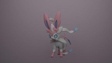 Pokémon Sylveon jouet Jeu anime Jeux jouets 3d print model - Mito3D