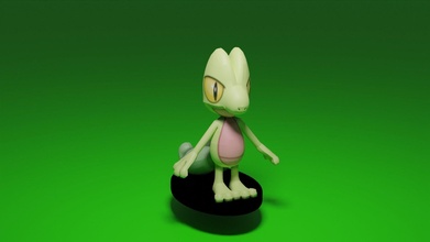 pokemon treeco anime nintendo video game character toy games toys 3d print model - Mito3D