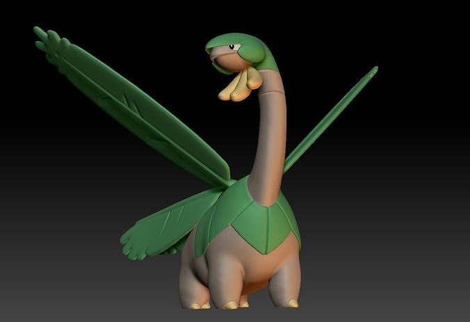 Pokémon tropius Spielzeug Zahl Kunst Spiel Pokemongo Nintendo pokemonzukan Spiele Spielzeuge Skulptur Evolution 3D print model - Mito3D