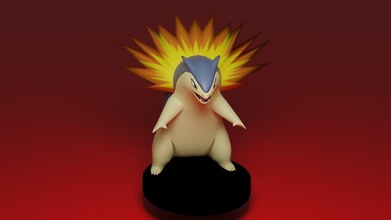 Pokémon Tryplosion Anime Nintendo Spiel Charakter Video Spielzeug Spiele Spielzeuge 3d print model - Mito3D