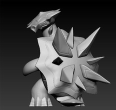pokémon turtonator spielzeug zahl kunst spiel pokemongo nintendo pokemonzukan spiele spielzeuge skulptur evolution 3d print model - Mito3D