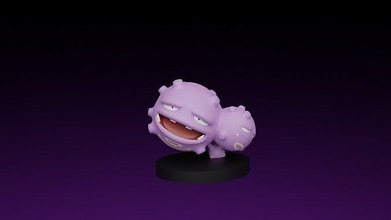 pokemon weezing go game toy figure games toys 3d print model - Mito3D