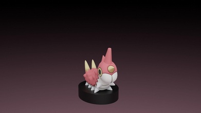 pokemon wurple toy game go anime games toys 3d print model - Mito3D