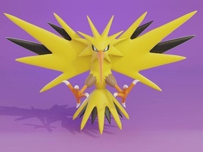 pokemon zapdos pikachu ash pokeball toy home popular eevee printing 3d dog anime manga collectible beautiful legendary moltres articuno catch games toys 3d print model - Mito3D