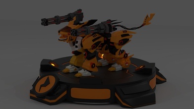 pokémon zoid robot art personnage technologie machinerie mécanique illustration amusement jeux jouets 3d print model - Mito3D