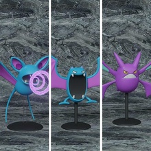 pokemon dişli evrim paketlemek pikaçu kül pokeball oyuncak ev popüler eevee baskı 3d köpek anime manga birleşmek efsanevi golbat crobar nintendo oyunlar oyuncaklar 3d print model - Mito3D