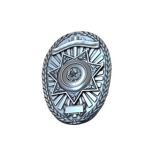 policía Insignia oro Arte riqueza mano joyería joya plata imprimible moneda brillante decoración antiguo desunido molde monedas insignias 3d print model - Mito3D