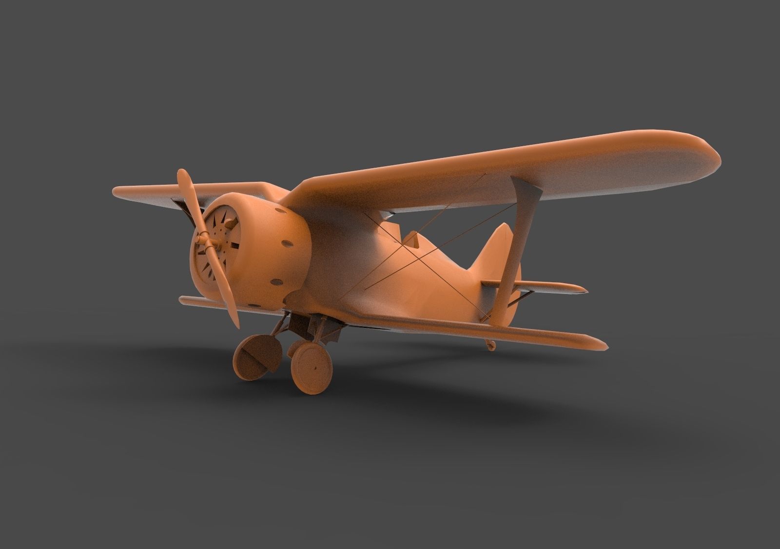 polikarpov 153 ancien biplan combattant avion or urss russie i153 thaïlande 3d modèle loisir diy automobile 3D print model - Mito3D