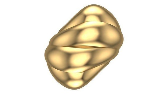 cilalı füzyon ring r23 yüzük adam küpe gümüş takı tasarım kolye elmas moda altın şık 3dprint yazdırılabilir özel zarafet Toplamak katı taşlar baş erkek yüzükler 3d print model - Mito3D