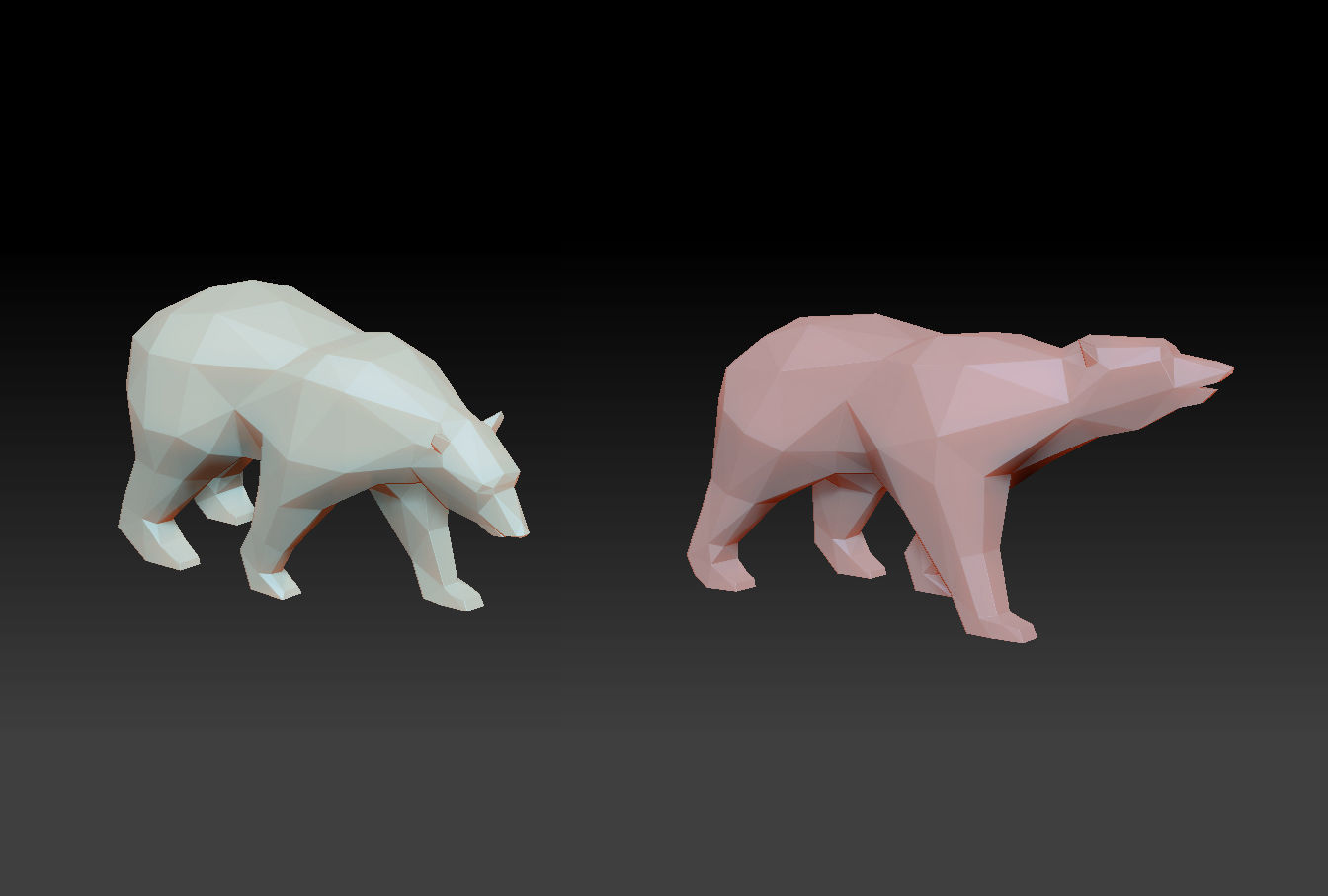 poli ayı 3d yazdır model paket sanat karakter hayvan minyatür düşük oyuncak heykel yazdırılabilir figürinler heykelcik şekil 3dprint minyatürler heykeller 3D print model - Mito3D