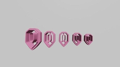 polymer lehm cutters diamanten design mode ohrringe diamant cutter schneider plätzchen 3d print model - Mito3D