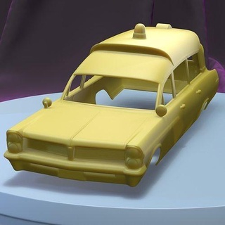 Pontiac Bonneville perua ambulância 1963 imprimível corpo Kennedy carro fenda escalextrico Tamiya rc miniz controle 1 24 rastejante ninco Kyosho jogos brinquedos acessórios 3d print model - Mito3D