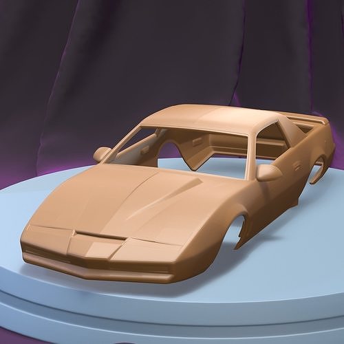 Pontiac pássaro fogo gatinho 1982 imprimível carro corpo fenda escalextrico Tamiya rc miniz controle 1 24 rastejante ninco Kyosho scx jogos brinquedos acessórios 3D print model - Mito3D