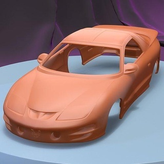 Pontiac Firebird trans 1998 yazdırılabilir araba vücut yuva ölçülü Tamiya rc miniz kontrol tarayıcı Ninco Kyosho scx eksenel oyunlar oyuncaklar oyun Aksesuarlar 3d print model - Mito3D