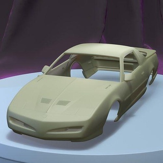 Pontiac Firebird trans gta 1991 yazdırılabilir araba vücut yuva ölçülü Tamiya rc miniz kontrol tarayıcı Ninco Kyosho scx eksenel oyunlar oyuncaklar oyun 3d print model - Mito3D