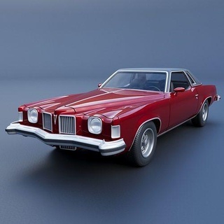 Pontiac prêmio 1973 carro carros veículo passatempo auto automotivo roda clássico sla fdm printcar impressão rc escala interior exterior faça 3d print model - Mito3D