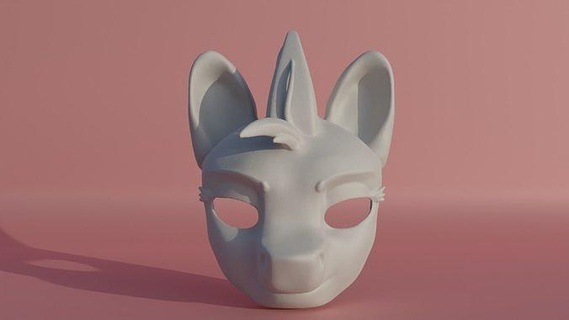 pony face mask - spitfire cosplay stl cute character art head scifi helmet 3d print model - Mito3D