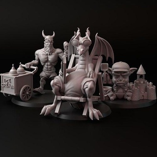 pool party 3 free dragon fantasy fun funny goblin sea summer viking sand sun ice holidays cream patreon side tribes august games toys board 3d print model - Mito3D